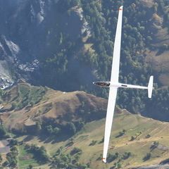 Flugwegposition um 14:49:18: Aufgenommen in der Nähe von Département Hautes-Alpes, Frankreich in 3545 Meter